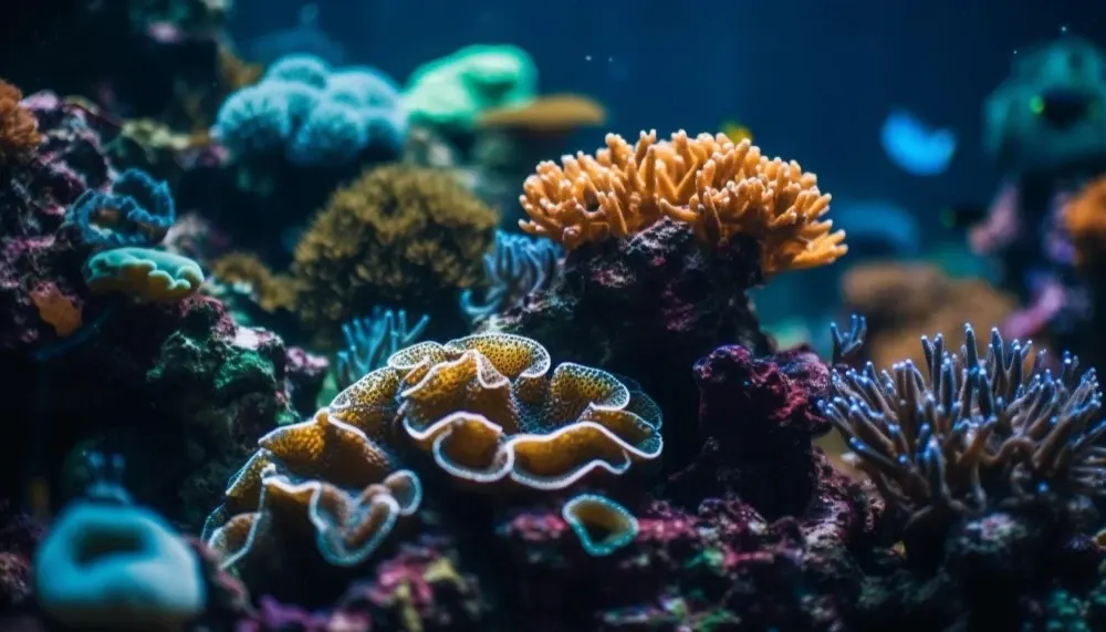 Snorkeler exploring coral reef in Islamorada waters